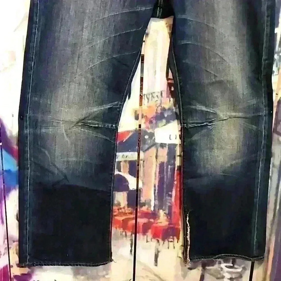 Ed Hardy 42x34 RARE 2009 Tattoo Skull and Eagle Beaded Vintage Classic Kool - Picture 6 of 14